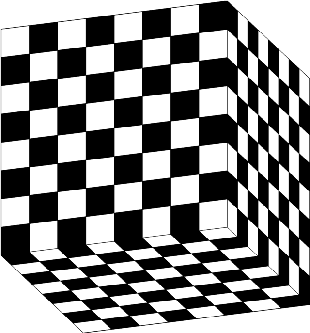 Chessboard Calibration Setup 3d Camera Calibration Object Clipart