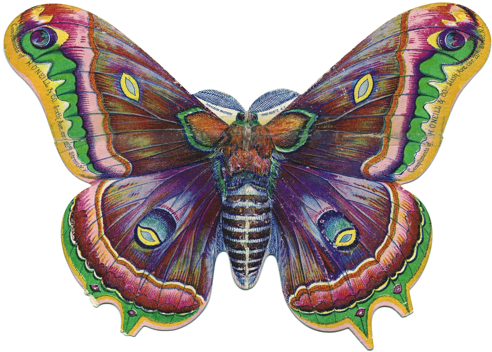 Бабочки - Png - - ♥ Creative Nn - Блог Альбины Рассеиной - Victorian Butterfly Png Clipart (1600x1191), Png Download