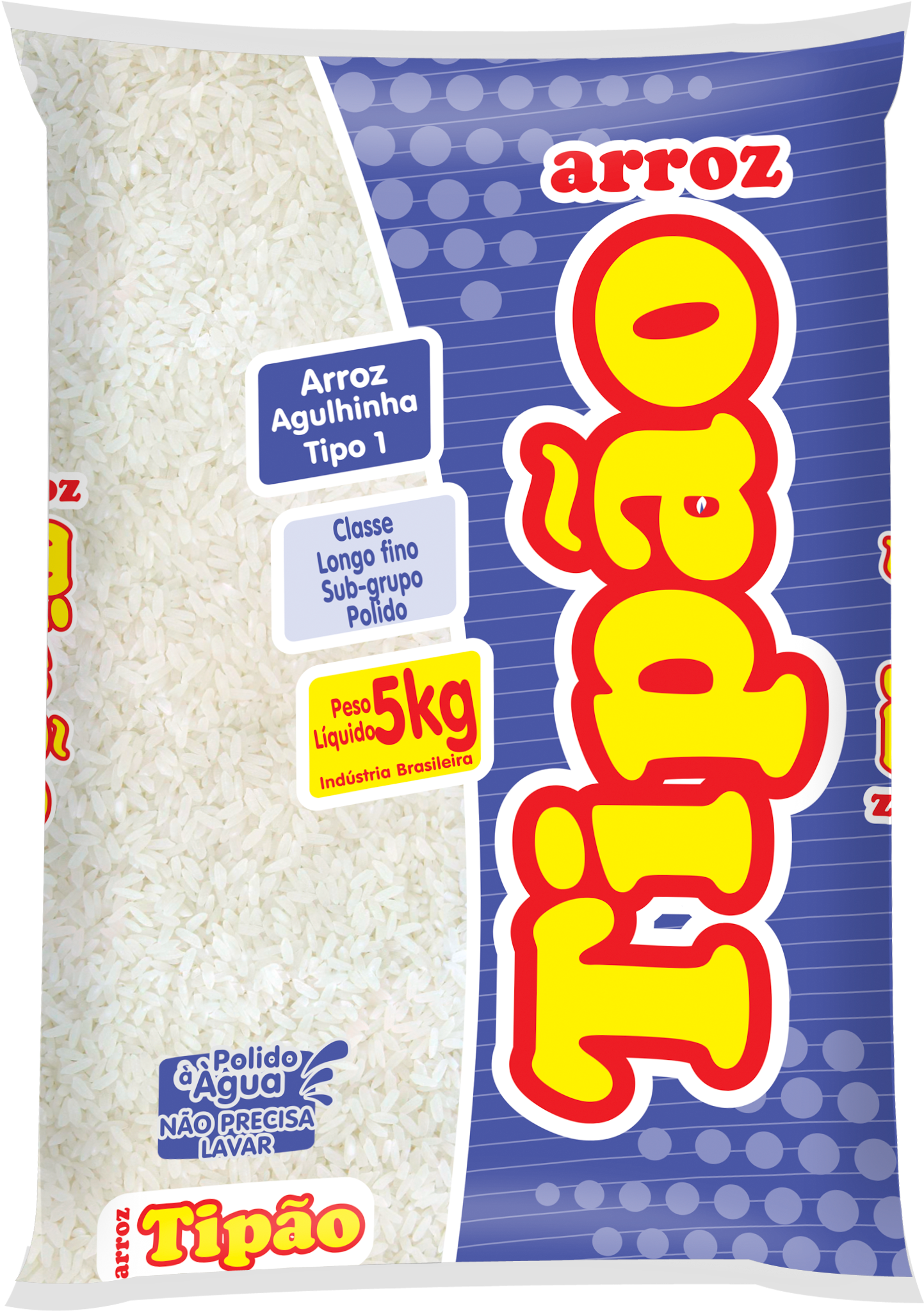 Não Lavo O Arroz - Pacote De Arroz E Feijão Clipart (1588x2224), Png Download