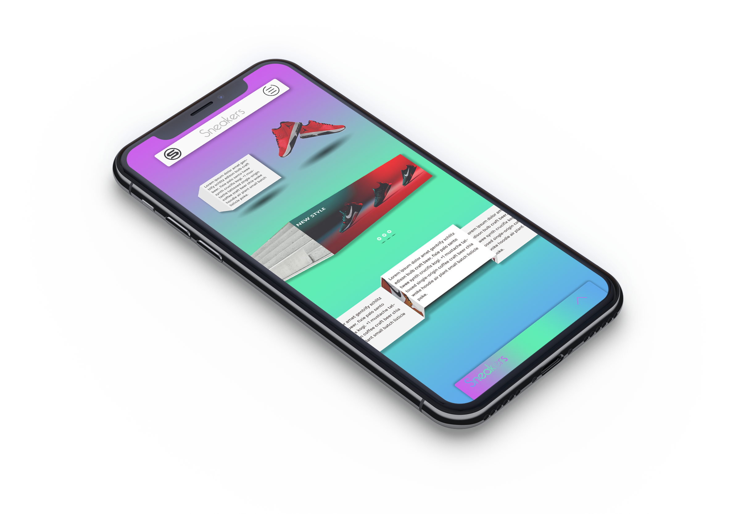 Home - Iphonex-perspective - Samsung Galaxy Clipart (2400x1800), Png Download