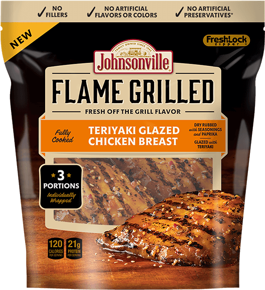 Johnsonville Flame Grilled Chicken Clipart (800x576), Png Download