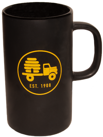 Honey Truck Black Mug - Mug Clipart (1200x927), Png Download