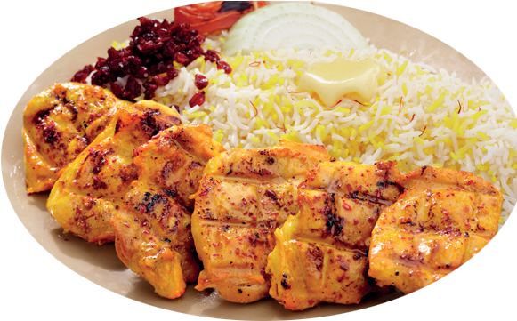 Rice Dishes - Kebab Clipart (591x531), Png Download