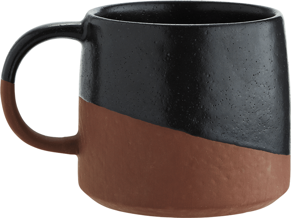 Two Tone Terracotta & Black Mug - Mug Clipart (1200x1200), Png Download