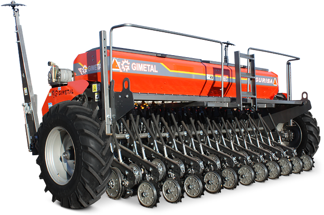 Sembradora Para Arroz Y Granos Finos "gurisa" - Sembradora Gimetal Clipart (720x430), Png Download