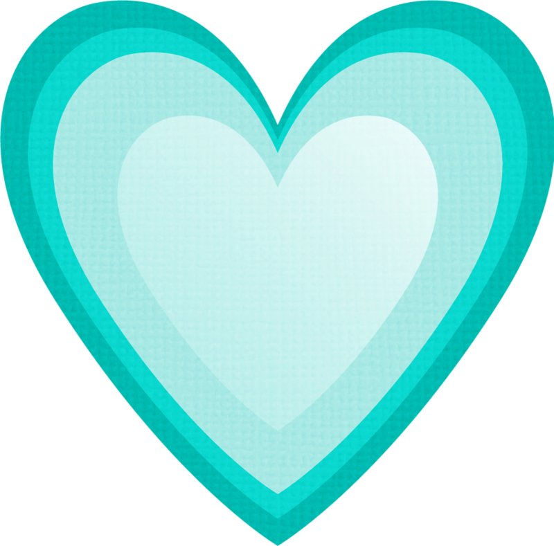 Two Red Hearts Png Clipart Best Web Clipart - Teal Heart Clipart Transparent Png (800x789), Png Download