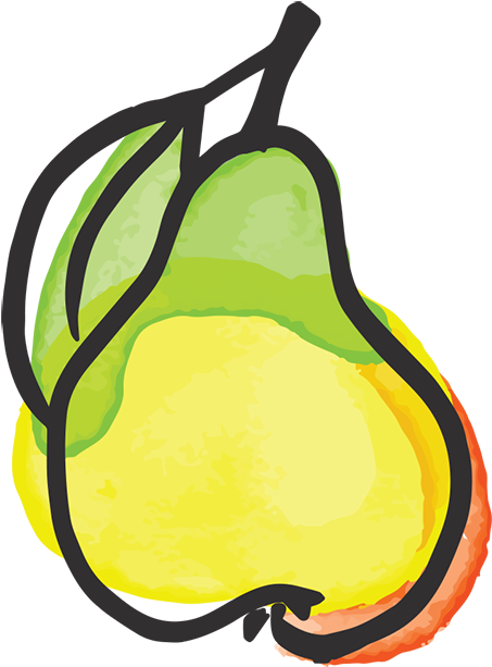 Pear Illustration Clipart (800x636), Png Download