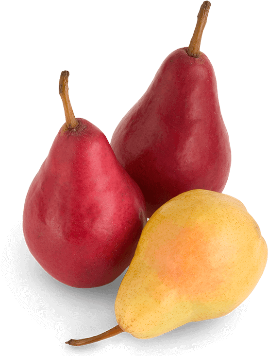 Bartlett And Starkrimson Pears - Natural Foods Clipart (650x750), Png Download