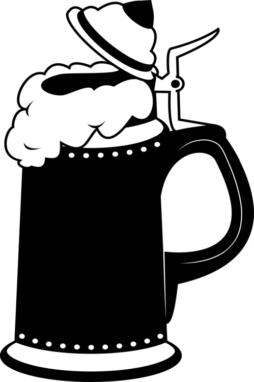 Beer Clip Stein - German Beer Stein Clipart - Png Download (499x749), Png Download