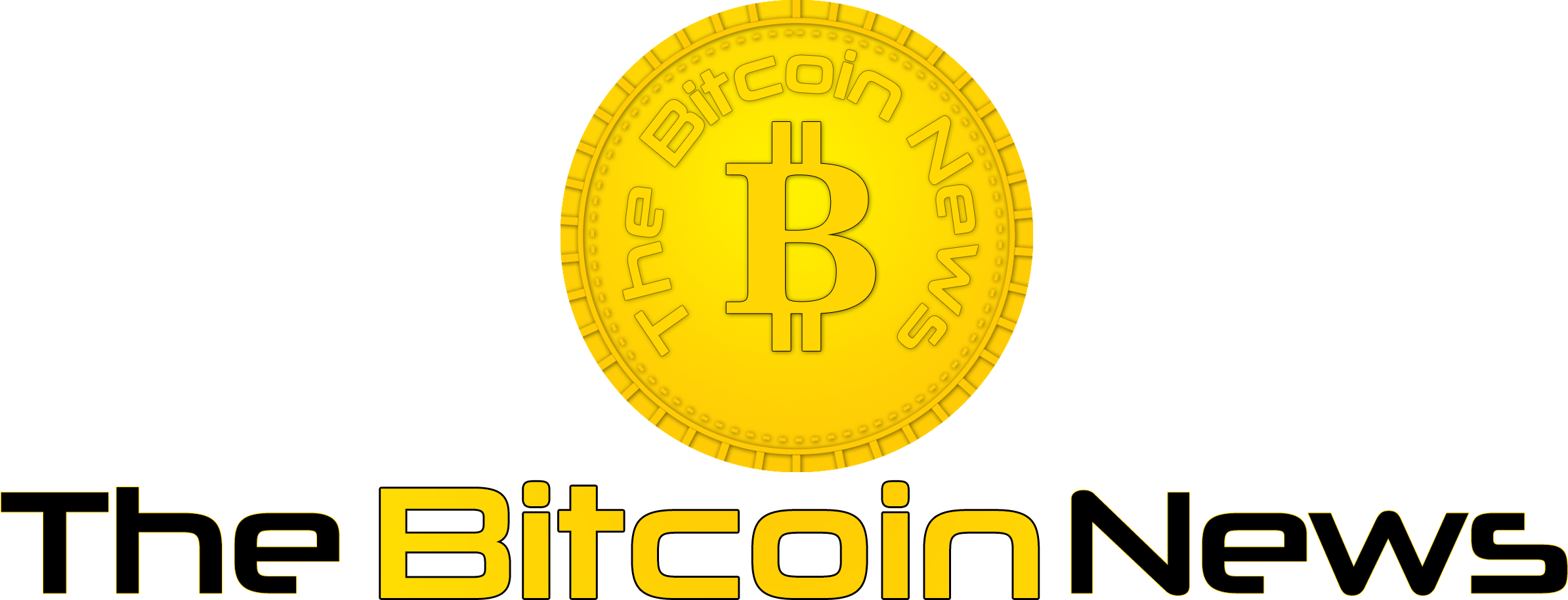 News - Bitcoin News Logo Png Clipart (2389x915), Png Download
