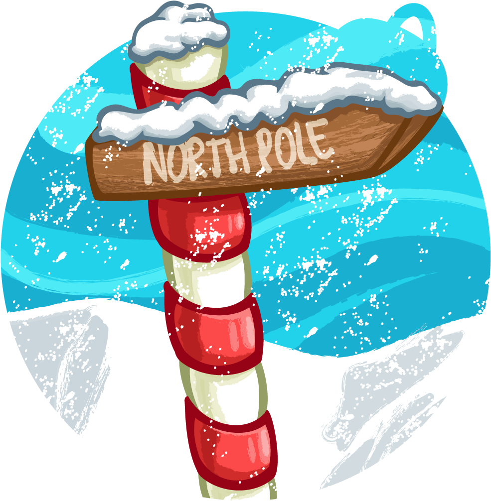 North Pole - Illustration Clipart (1024x1024), Png Download