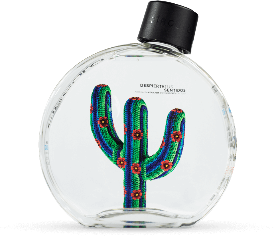 Arte Huichol Cactus Artesanía Mexicana - Perfume Clipart (1000x1000), Png Download