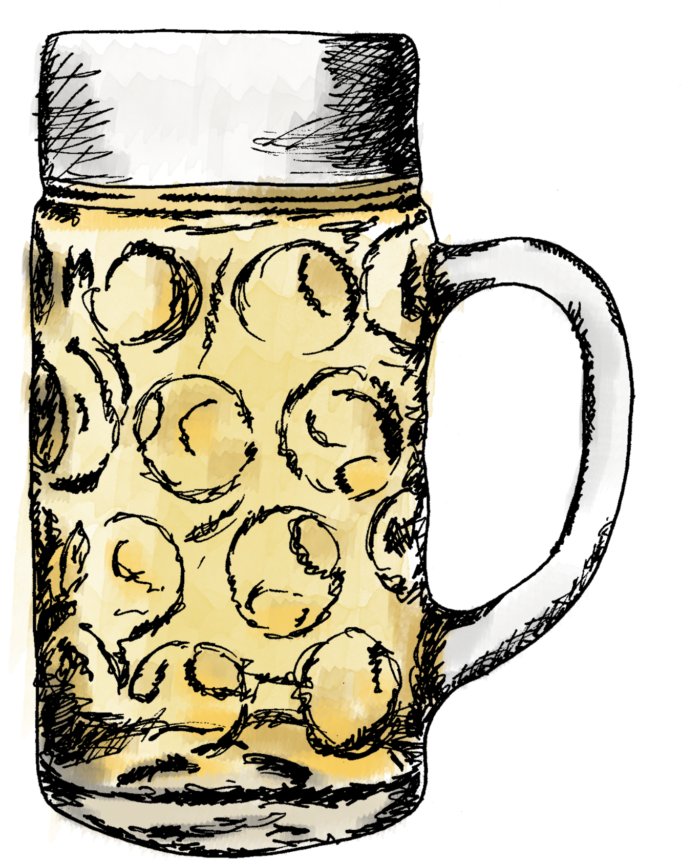 Why Is It Called Oktoberfest When It Starts In September - Beer Stein Clipart (1900x1800), Png Download