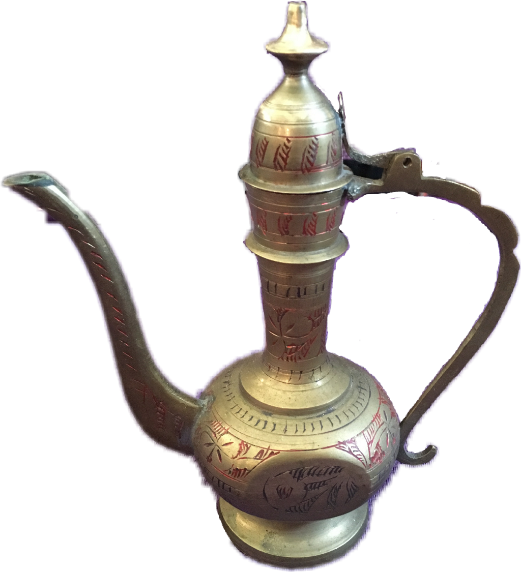#hookah #lamp #aladdin - Brass Clipart (1024x1125), Png Download