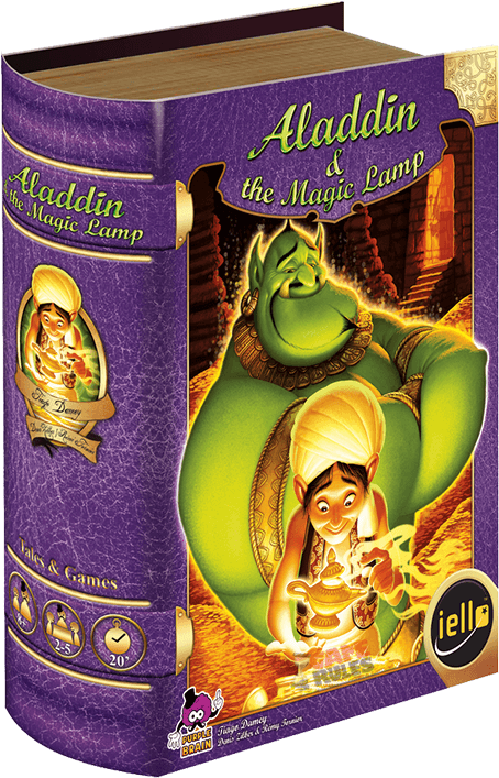 Aladdin And The Magic Lamp Iello , Png Download - Aladdin And The Magic Lamp Board Game Clipart (454x707), Png Download