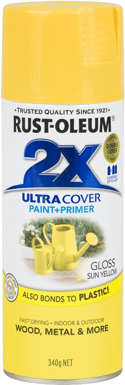 Paint Spray Yellow Sun Gloss - Spray Paint Yellow Can Clipart (800x800), Png Download