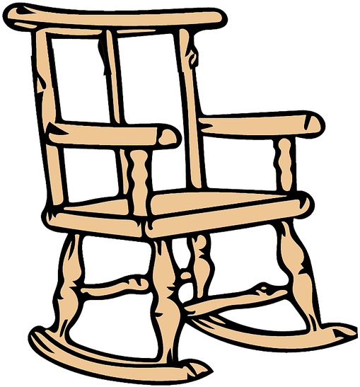 Furniture Chair Back - Rocking Chair Clipart Png Transparent Png (720x720), Png Download