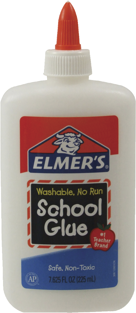 Elmer's Non-toxic Washable No Run School Glue, 8 Oz - Elmers Washable No Run School Glue Clipart (1480x1480), Png Download