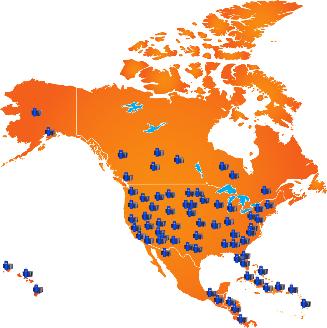 Trendy Network Of Sun Bandit With Bandit - North America Map Gray Clipart (1080x1080), Png Download