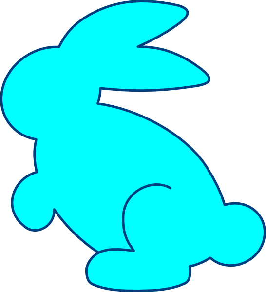Yellow Bunny Clipart (546x599), Png Download
