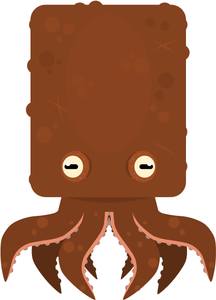 Animal[animal] Giant Pacific Octopus - Illustration Clipart (480x720), Png Download