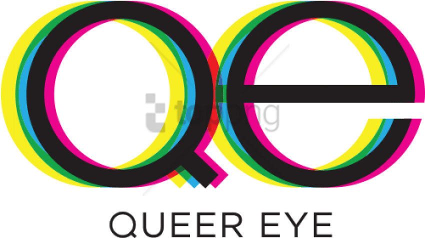 Free Png Queer Eye Logo Png Images Transparent - Queer Eye Logo Png Clipart (850x476), Png Download