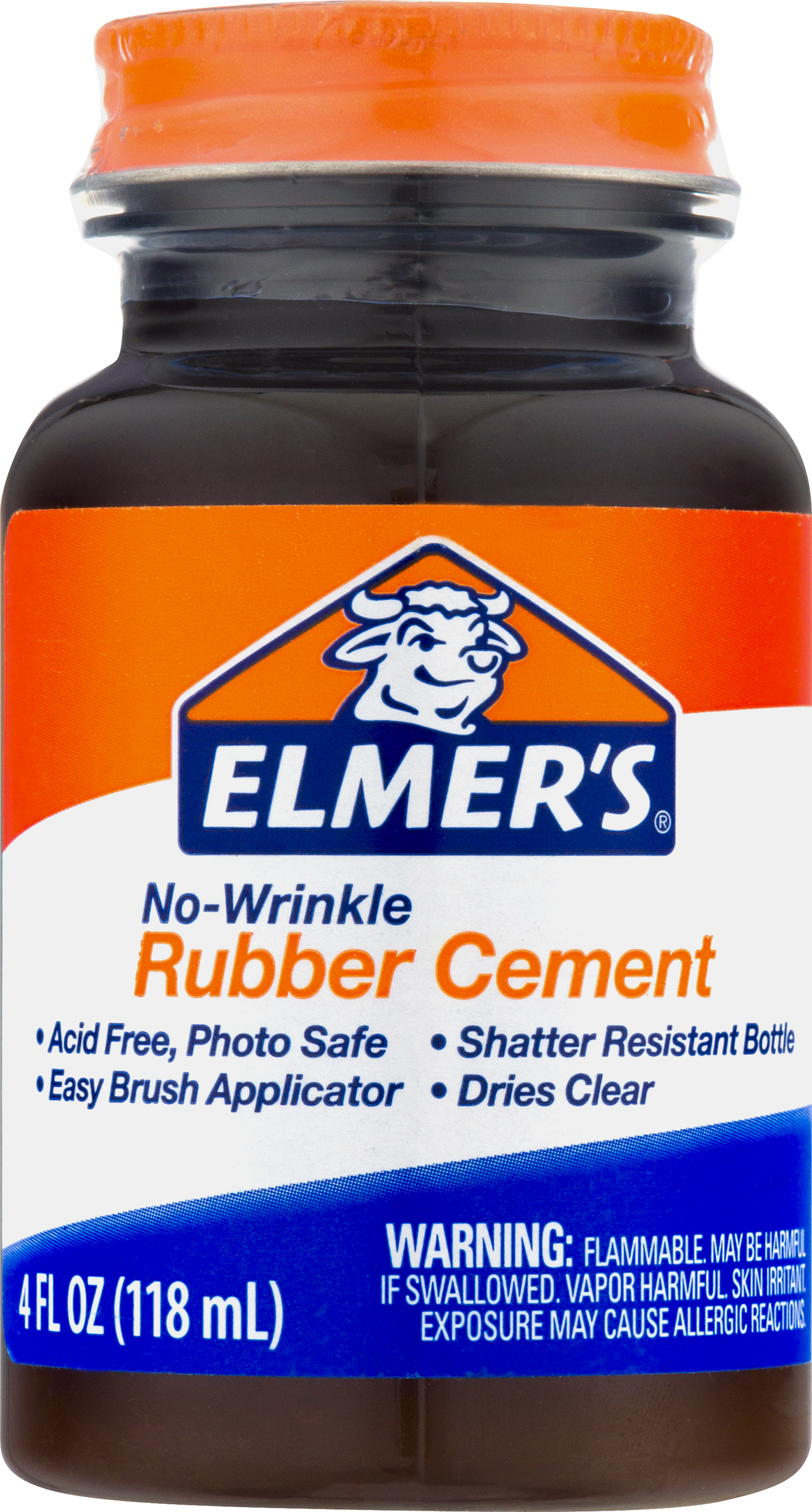 Rubber Cement - Elmer's Rubber Cement 118 Ml Clipart (1344x2500), Png Download