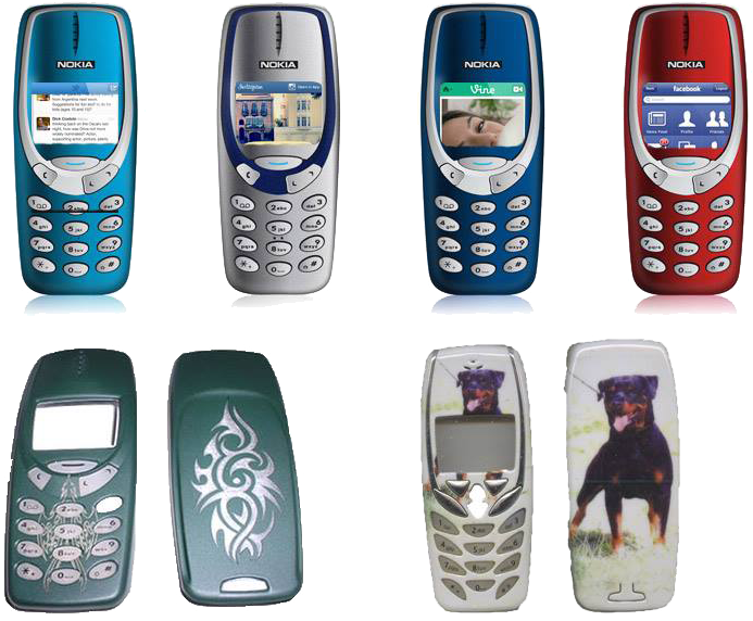 Nokia 3310 Smartphone Has Kept Its Old School Design - Nokia 3310 Clipart (726x609), Png Download