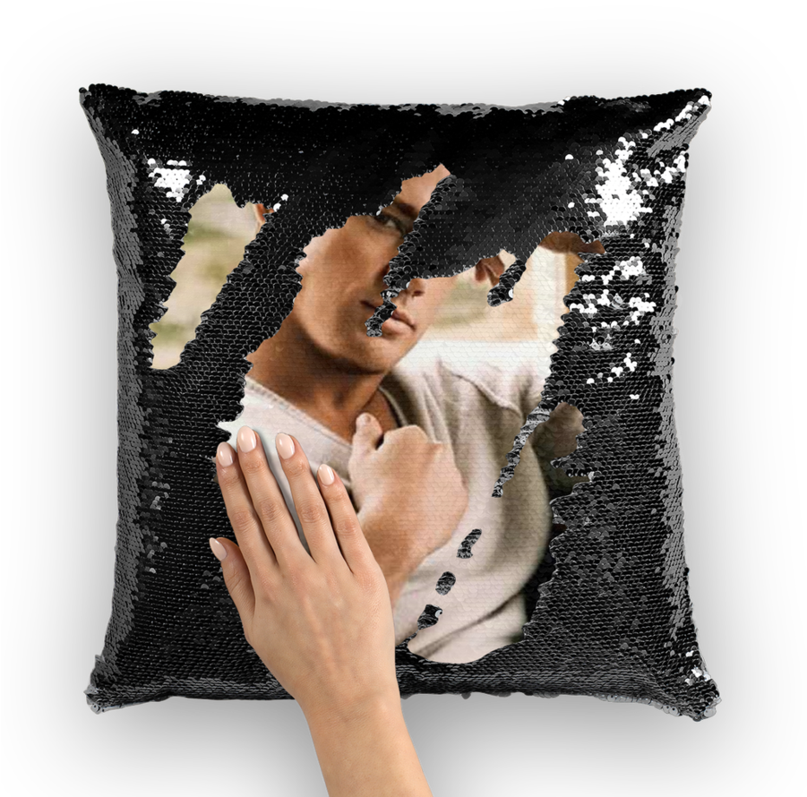 Channing Tatum ﻿sequin Cushion Cover Clipart (901x890), Png Download