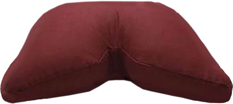 Wedge Zafu Yoga Meditation-cushion - Comfort Clipart (800x1000), Png Download