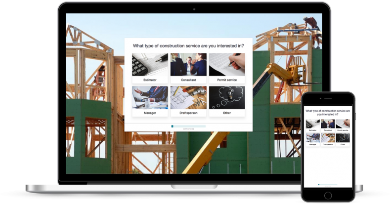 Construction Business Form Template - Construction Clipart (800x412), Png Download