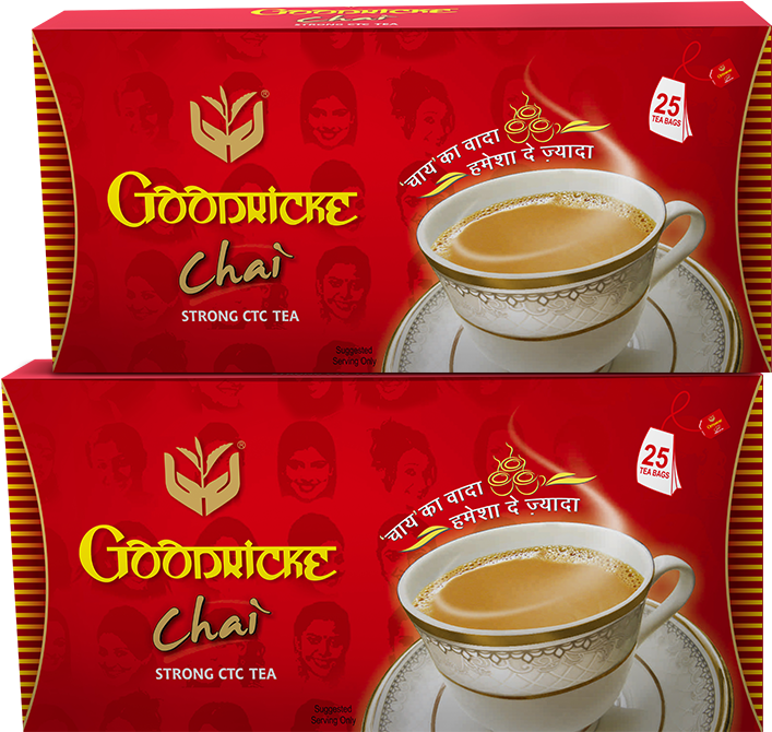 Goodricke Chai 6 Months Subscription - White Coffee Clipart (1000x1000), Png Download
