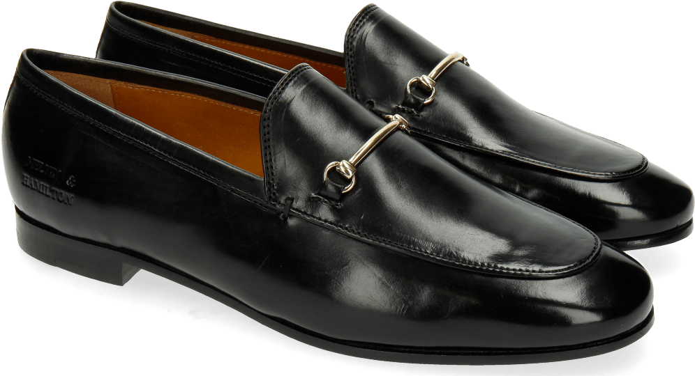 Loafers Scarlett 1 Black Trim Gold - Melvin & Hamilton Clipart (1024x1024), Png Download
