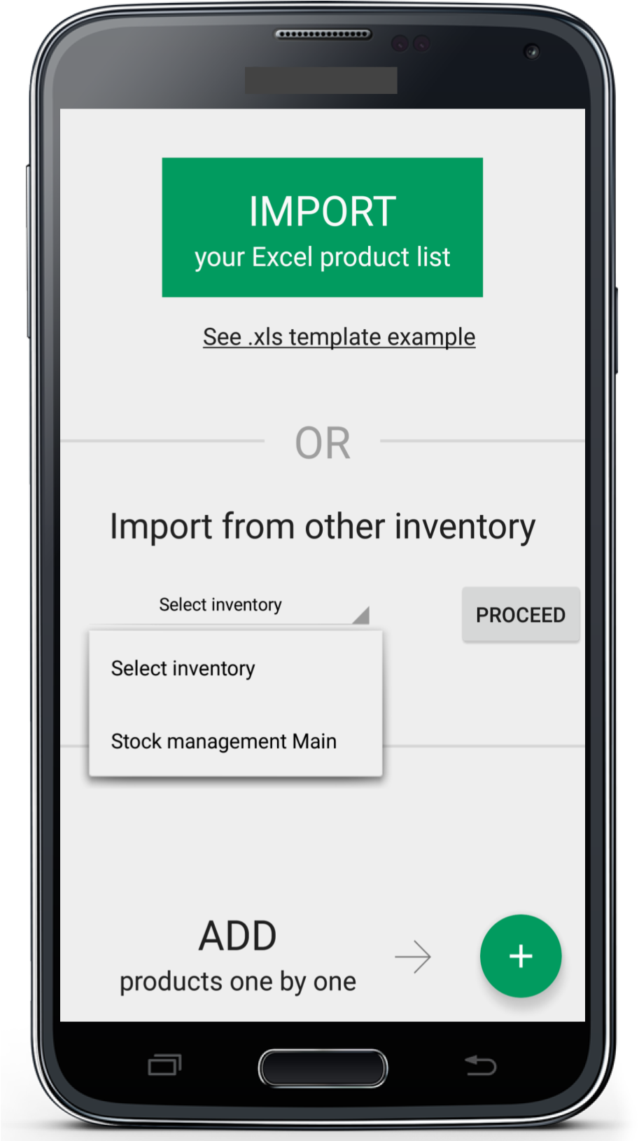 Mobile Inventory Mockup2 - Revel App Clipart (966x1743), Png Download