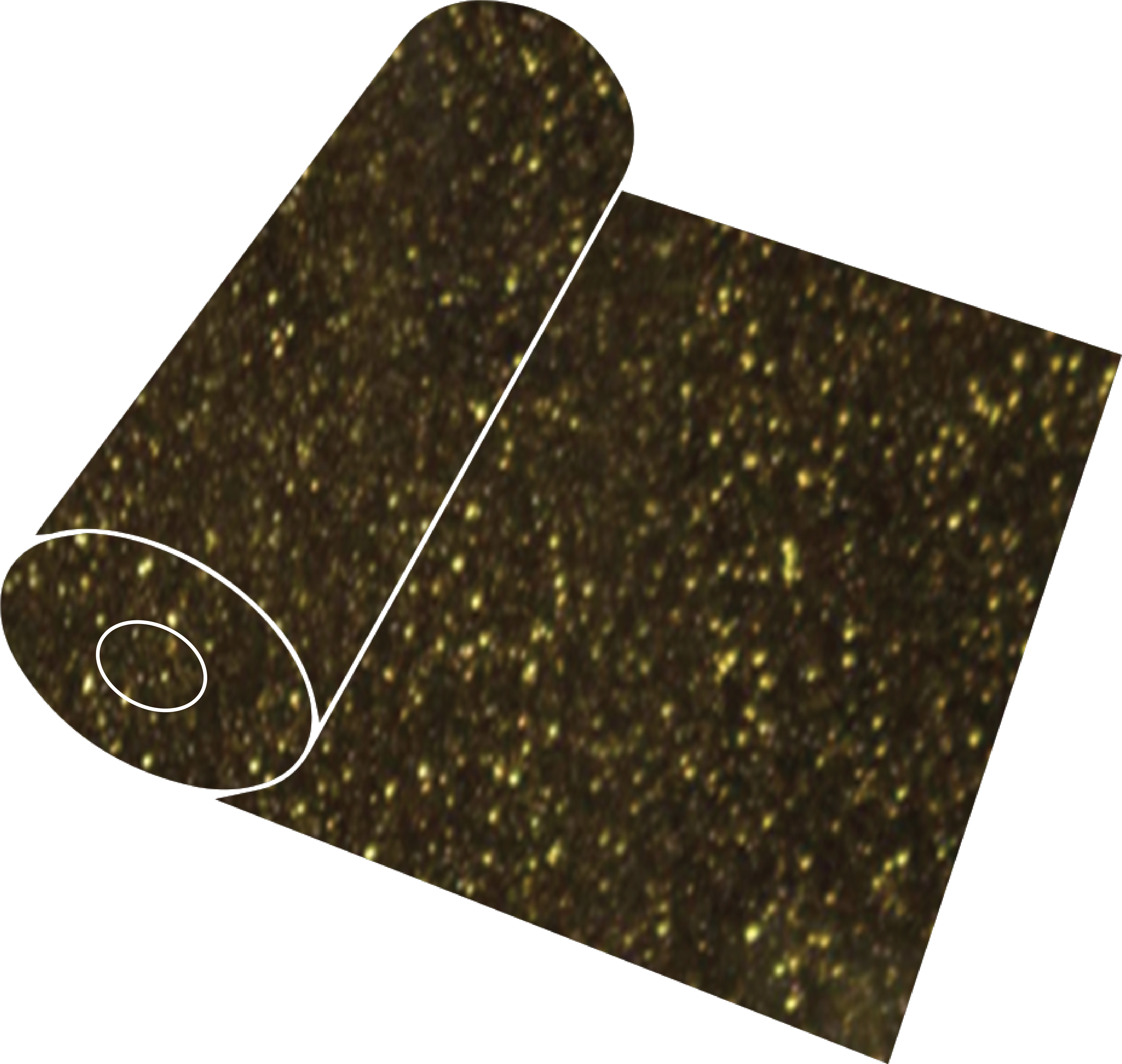 Glitter Transparent Black Gold - Coin Purse Clipart (3864x3684), Png Download