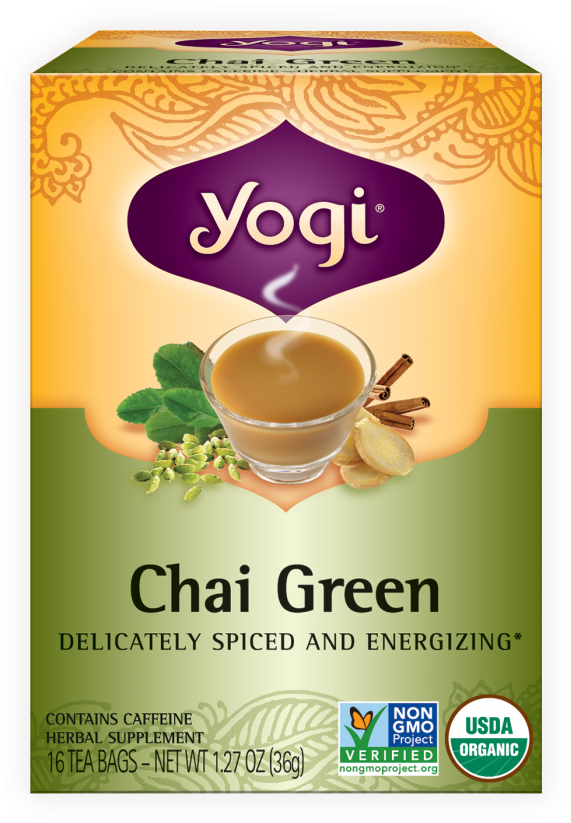 Yogi Tea Chai - Yogi Tea Honey Lavender Stress Relief Clipart (700x875), Png Download