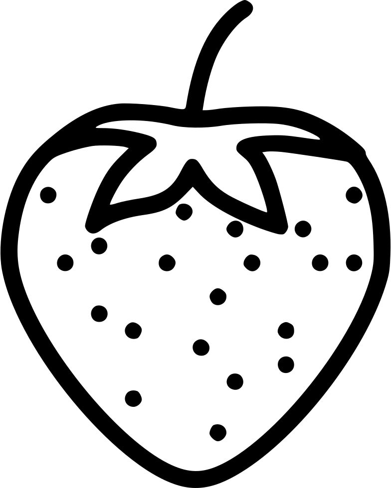Strawberry Berry Plant Food Comments Clipart (784x980), Png Download