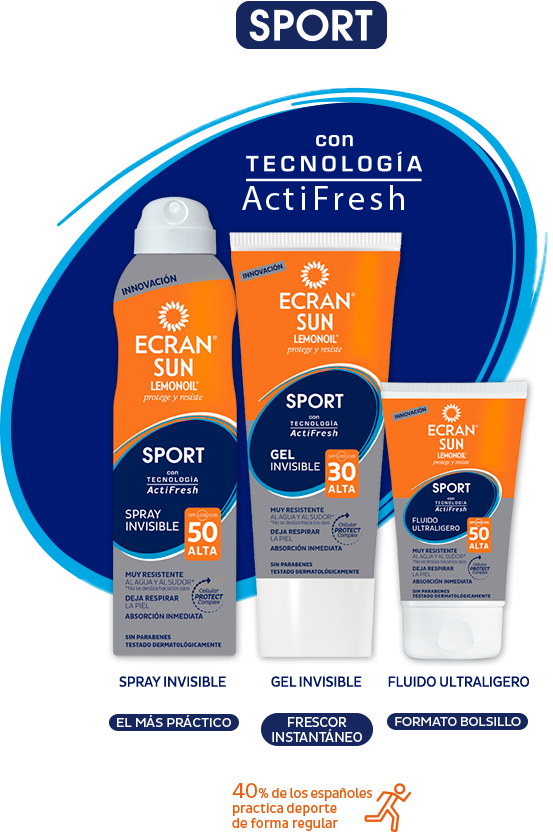 Por Eso, Presentamos La Nueva Gama Sport De Ecran® - Personal Care Clipart (553x832), Png Download