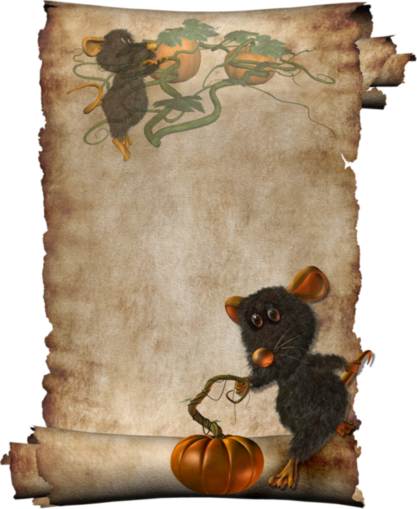32684254 Halloween Backgrounds, Tree Patterns, Spooky - High Resolution Parchment Scroll Clipart (600x732), Png Download