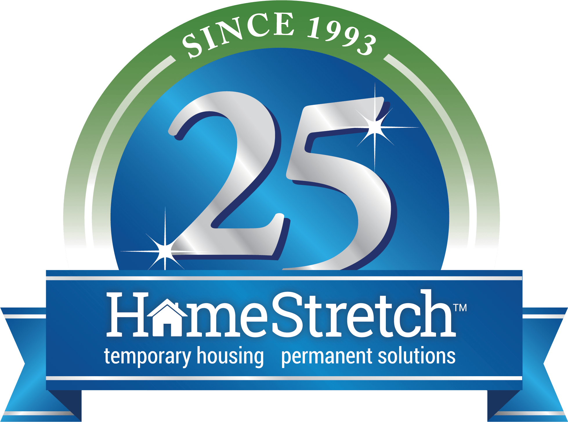 Homestretch 25th Anniversary - Graphic Design Clipart (1957x1505), Png Download
