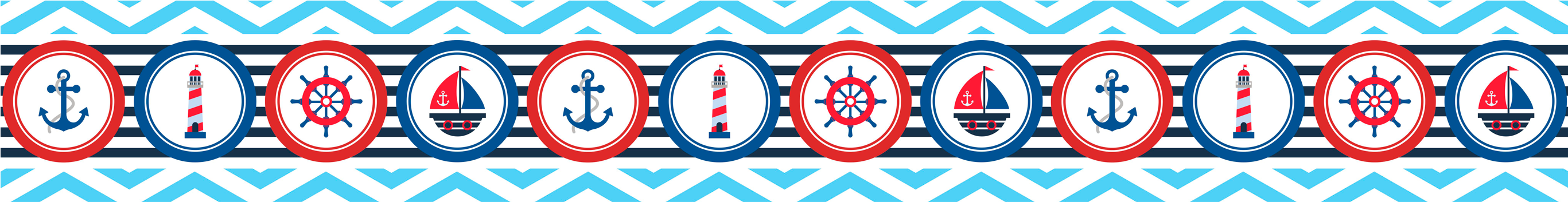 Cenefa Marinero Clipart (2732x1380), Png Download