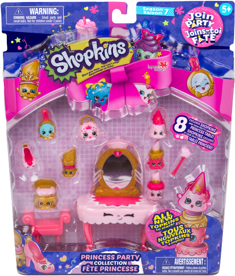 Shopkins Season 7 Princess Party Box - Shopkins Season 7 Clipart (600x600), Png Download
