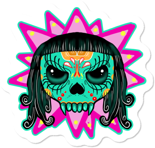 Cute Skull Vampire - Skull Clipart (650x650), Png Download