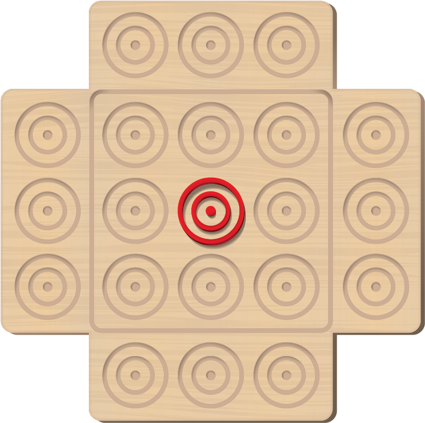 Three Concentric Pieces In The Same Space - Circle Clipart (901x901), Png Download