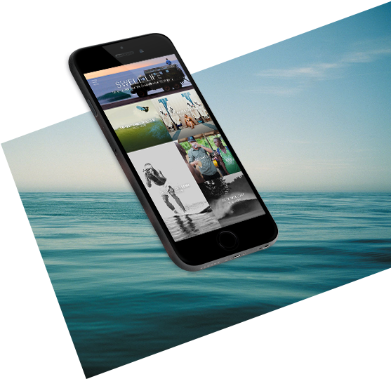 Swell App Concept - Iphone Clipart (729x586), Png Download