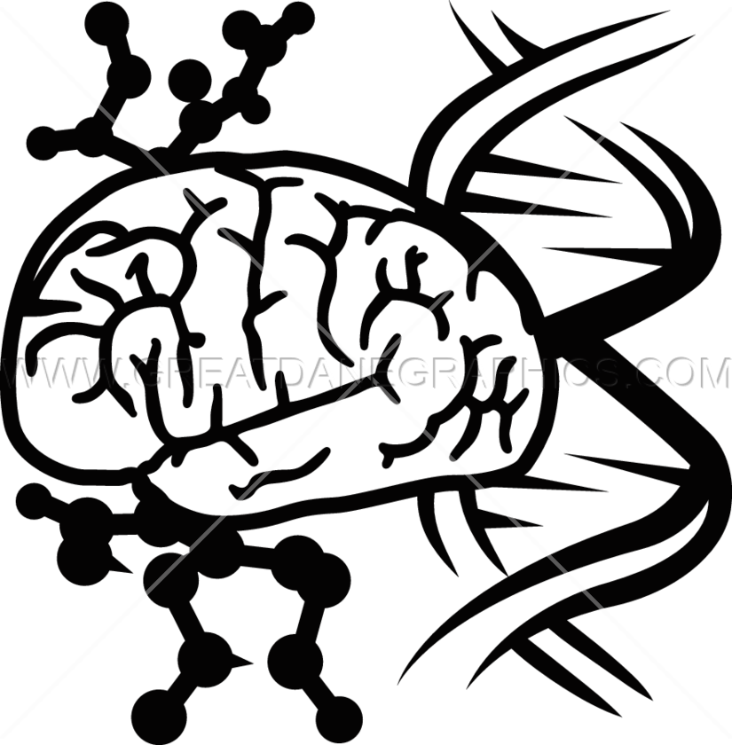 Dna Clipart Black And White - Png Download (825x840), Png Download