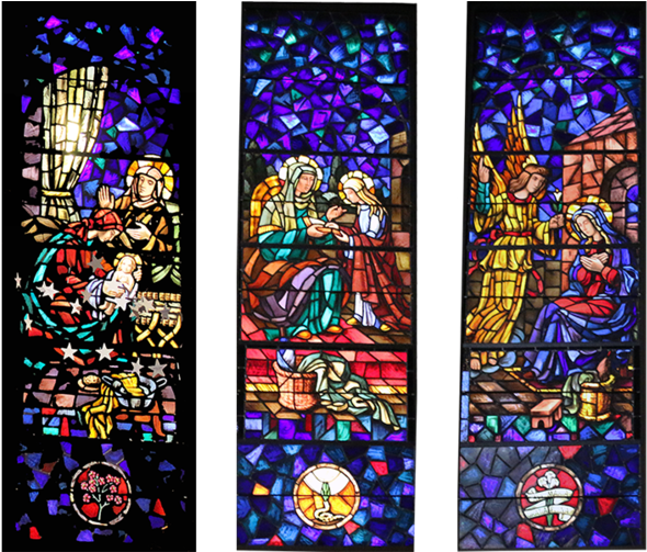 Windows Group Two - Stained Glass Clipart (669x502), Png Download