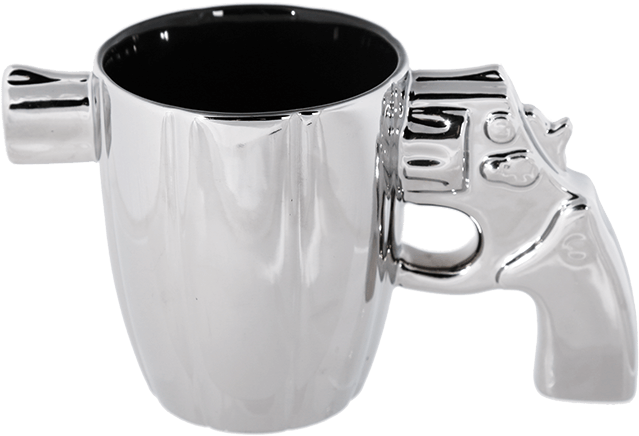 Taza Pistola Clipart (945x709), Png Download