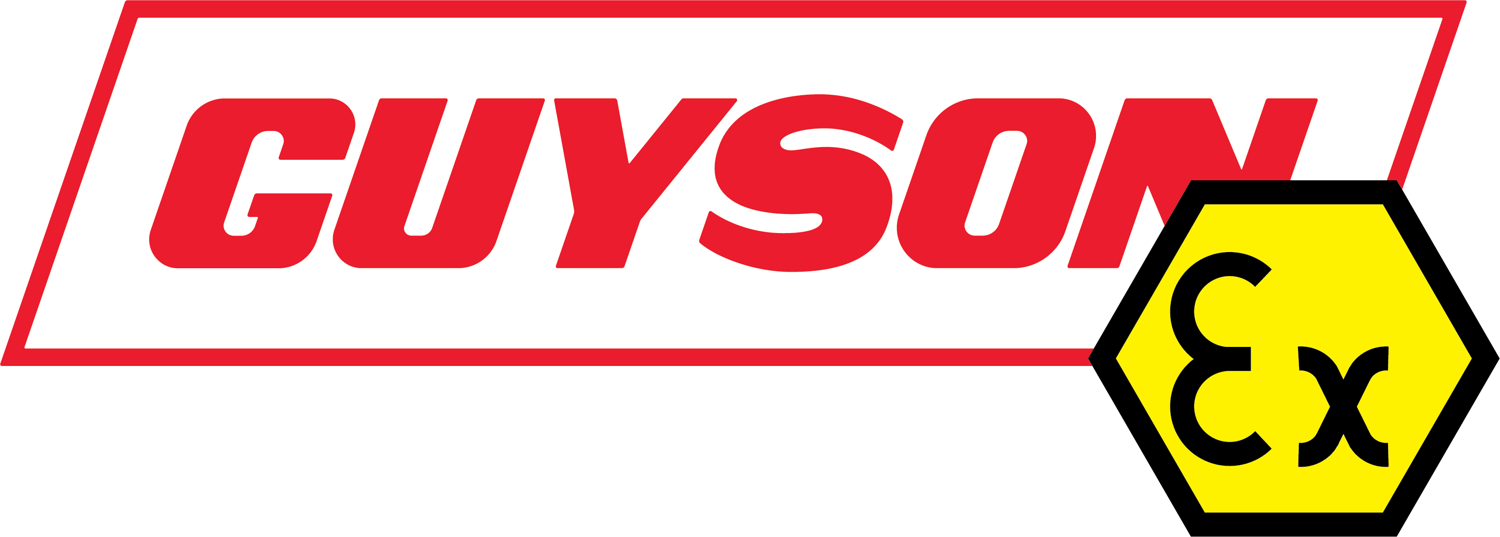 Guyson Atex Logo - Ex Symbol Clipart (3067x1099), Png Download