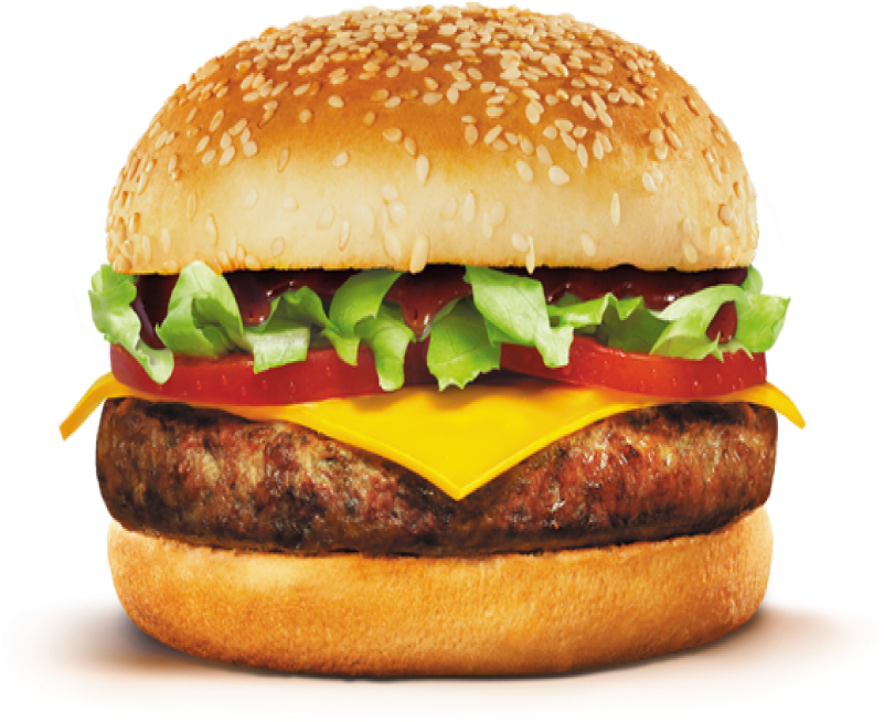 Hamburguer Picanha Salada - Amburguer Clipart (800x740), Png Download